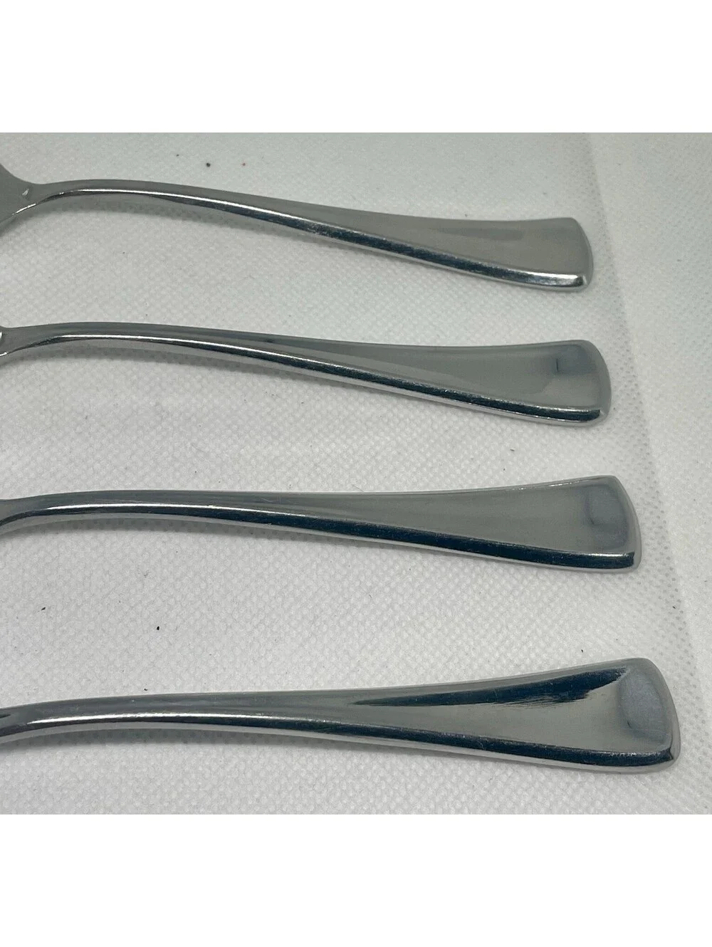(4) Gorham STEPHANIE Glossy Stainless China Teaspoon Lot~ 6.25”